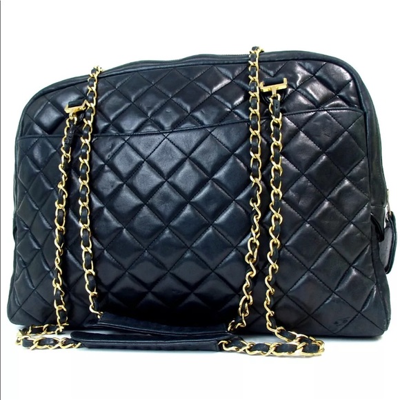 Chanel Matrasse Shoulder Bag Black Leather ref.928455 - Joli Closet